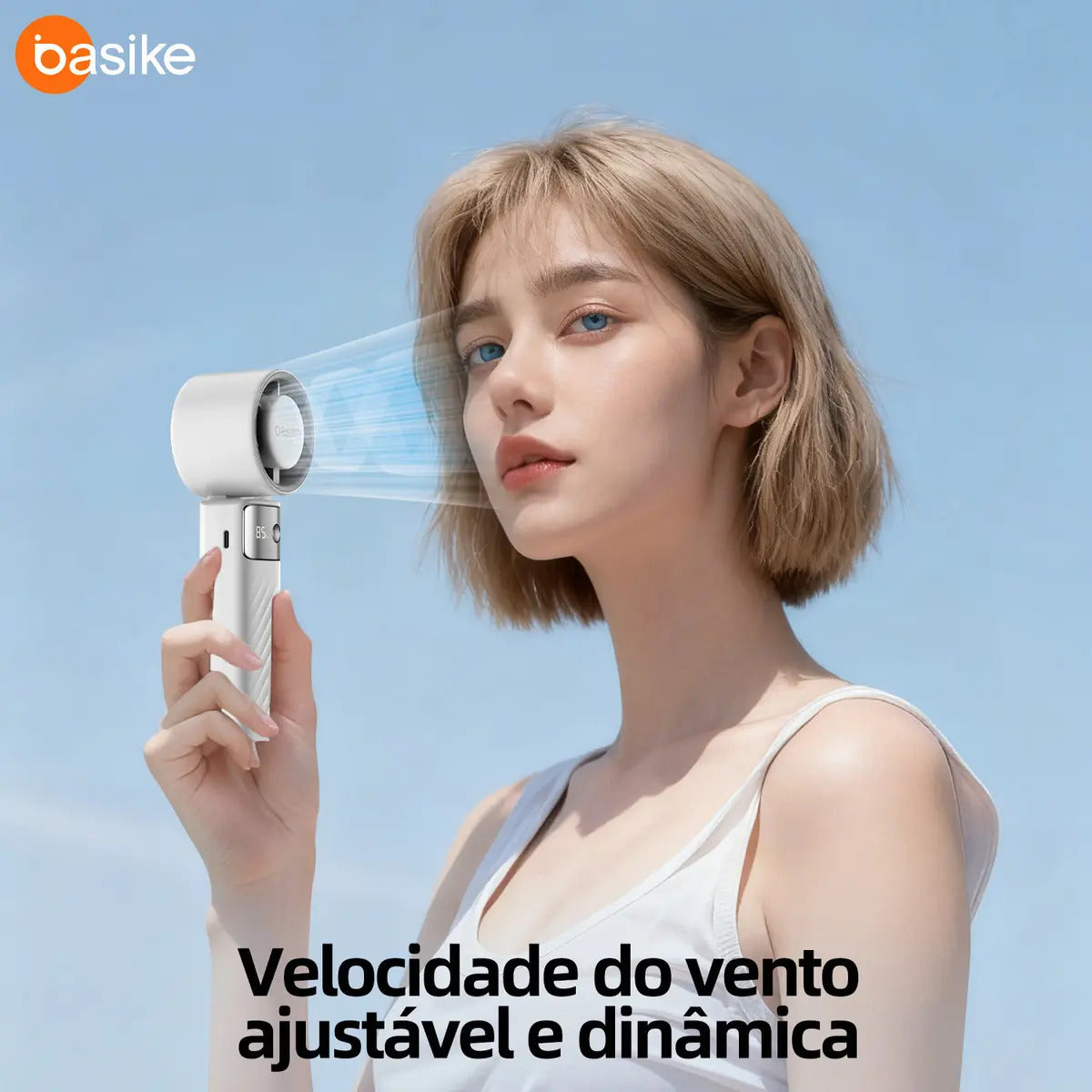 Mini Ventilador Portátil Turbo Portátil, Ventilador Portátil De Mão, A Gel A Gelo 199 Configurações Ajustáveis, Usb Recarregável, Adequado Para Uso Em Viagens/Ao Ar livre/Em Casa/No Escritório - Imagem 5