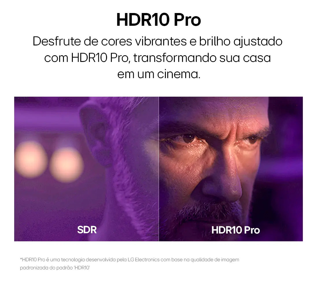 Smart TV Profissional LG 43" Full HD Processador a5 Ger6 AI Alexa Integrada webOS 23 – 43LR671C-B - Imagem 6