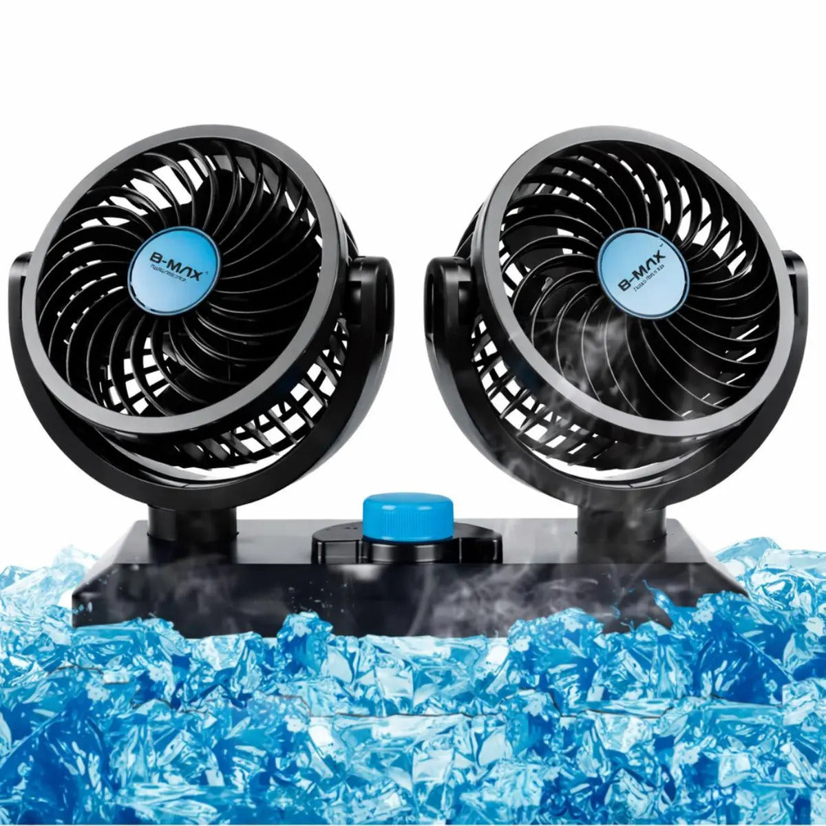 Ventilador Automotivo Duplo Com Ajuste P/ Carro Caminhão Regulável 12v Marca Panda