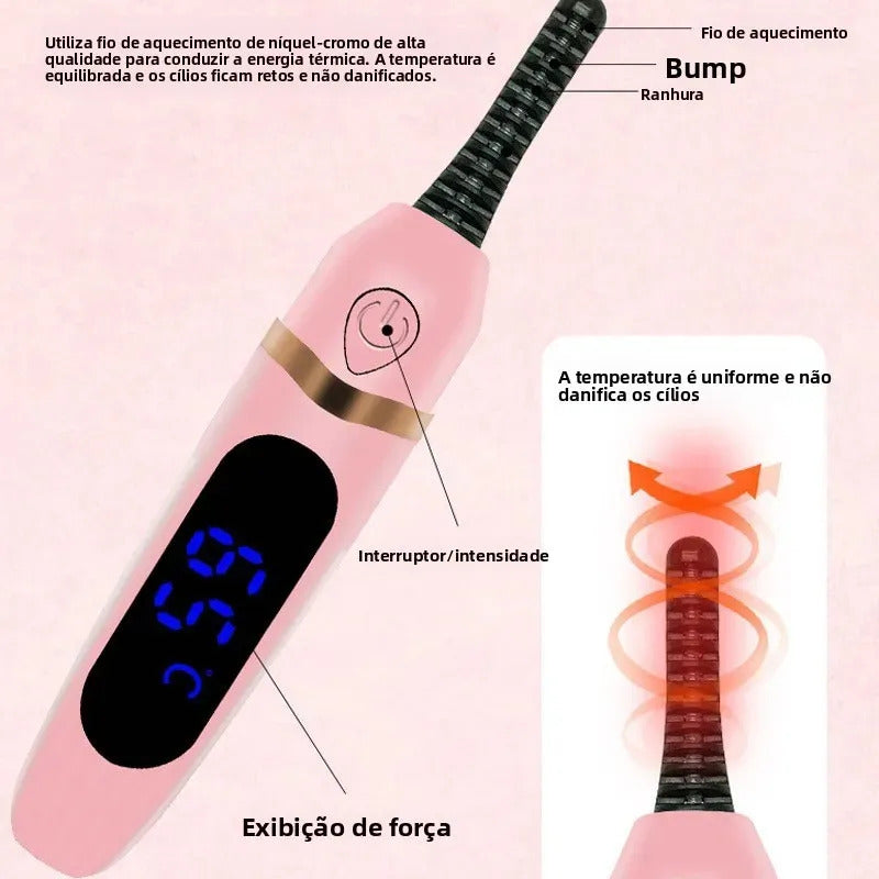 Modelador De Pestanas Elétrico Aquecido Com Carregamento Usb - Imagem 7