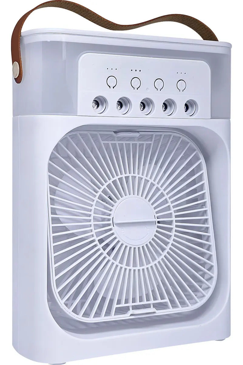 Ventilador Umidificador de Mesa Brazilhouse 10W USB LED Timer Branco