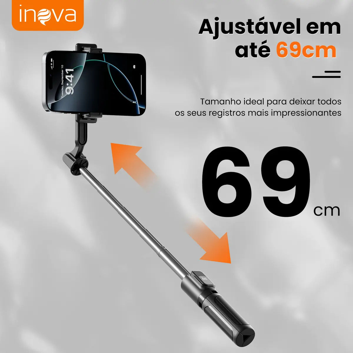 4 Em 1 Tripé Selfie Stick E Bastão De Selfie Mini E Portátil, Com Controle Remoto Destacável E Suporte Para Celular, Tripe De Mesa, Bastão Selfie Bluetooth, 360 ° Rotação Universal Tripé De Celular - Imagem 6