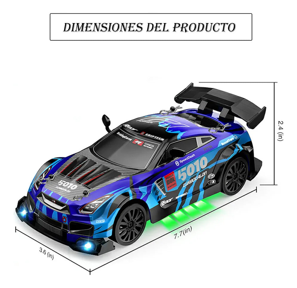 Carro Y Brinquedo 4x4 Com Controle Remoto Recarregável 1:24 - Imagem 2