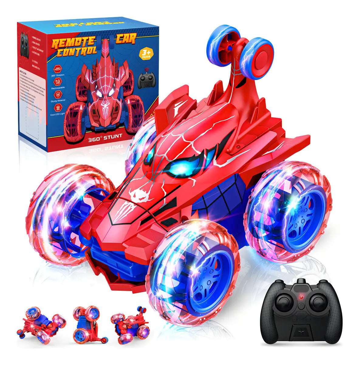 * Carro De Controle Remoto Spider Recarregável Com C1