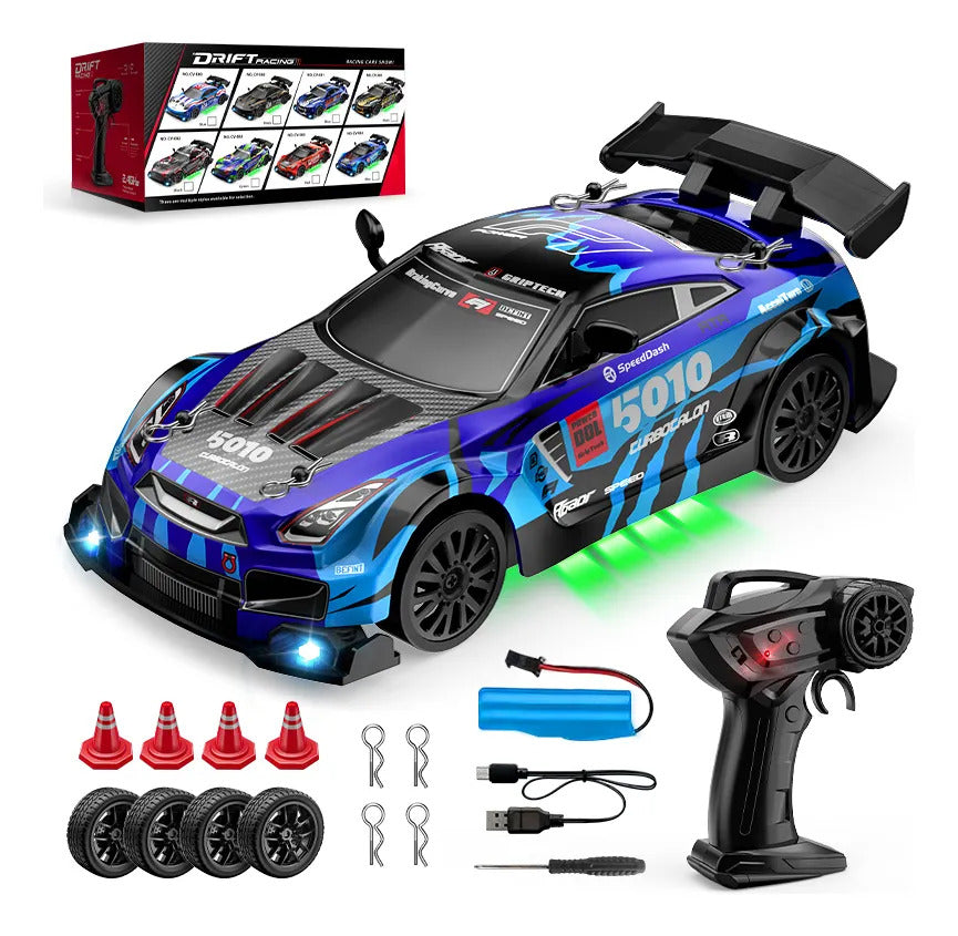 Carro Y Brinquedo 4x4 Com Controle Remoto Recarregável 1:24