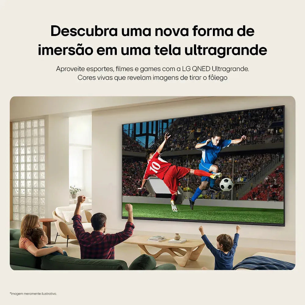 Smart TV 4K 75" LG QNED Mini LED AI QNED70 2026 - Imagem 9