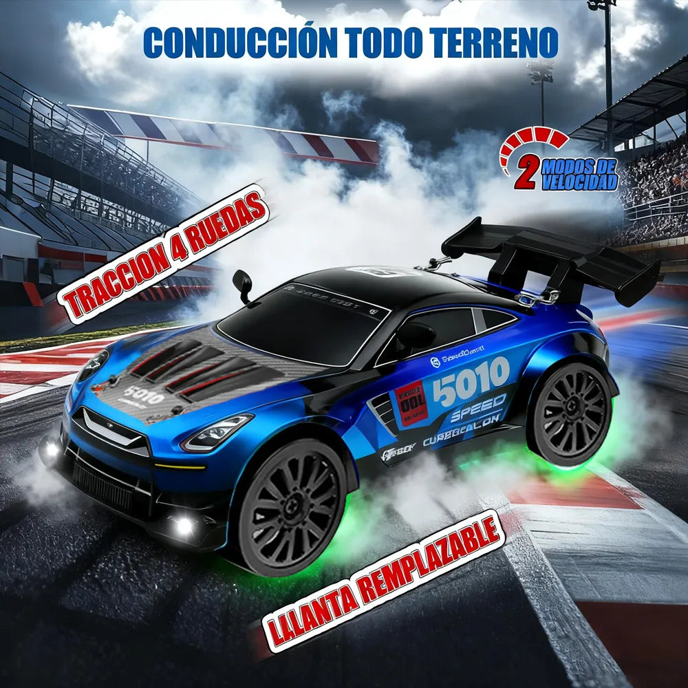 Carro Y Brinquedo 4x4 Com Controle Remoto Recarregável 1:24 - Imagem 3