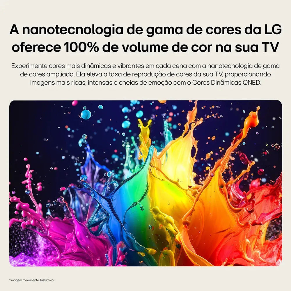 Smart TV 4K 75" LG QNED Mini LED AI QNED70 2026 - Imagem 12