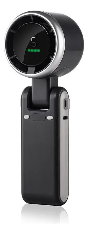 Ventilador Portátil Laicai® Usb Recarregável Cinza 12h Autonomia Bateria 4000mah - Imagem 9