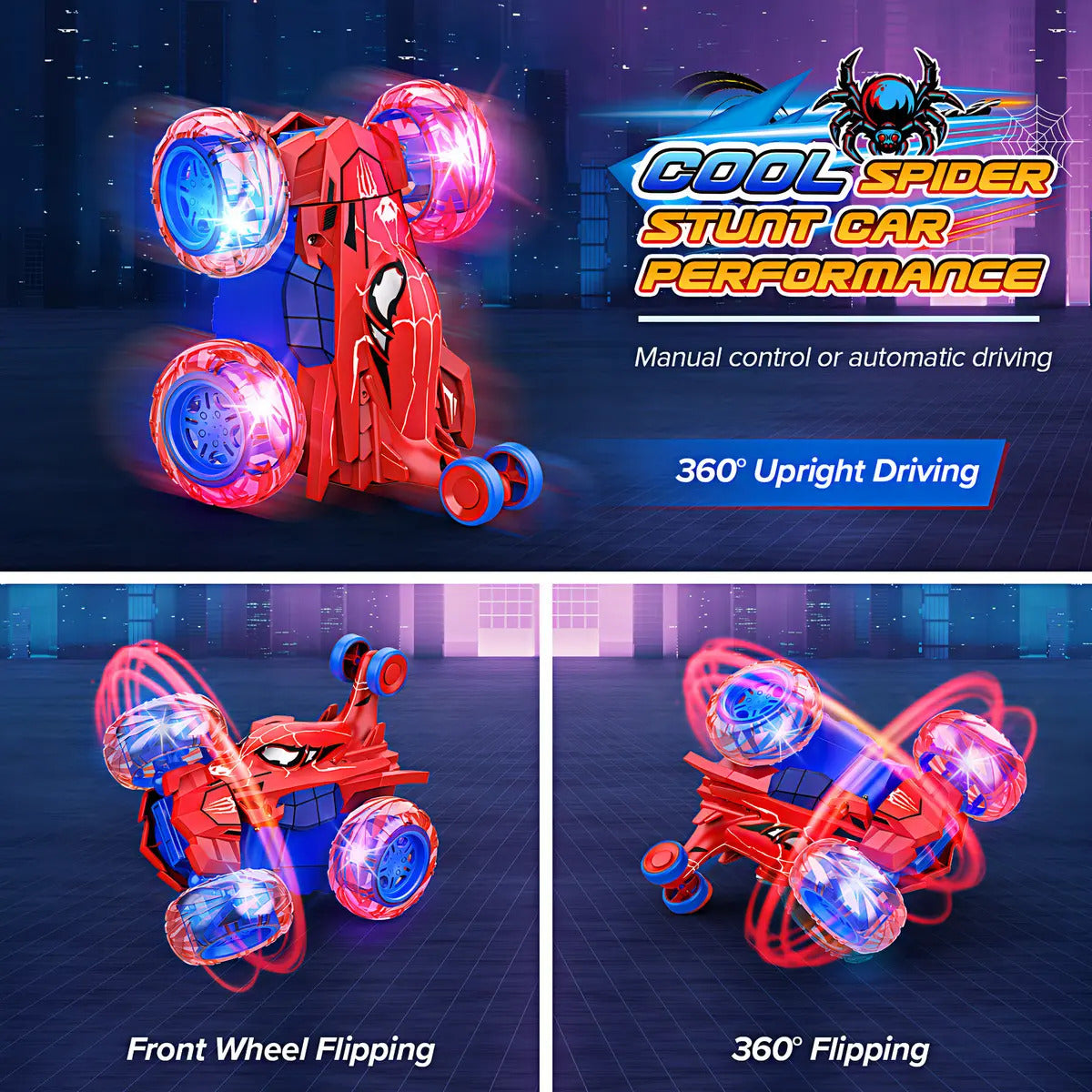 * Carro De Controle Remoto Spider Recarregável Com C1 - Imagem 3
