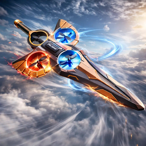 Espada Voadora Drone De Controle Remoto Brinquedo Criança - Imagem 7
