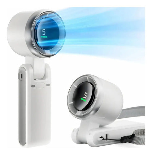 Mini Ventilador De Mão Portátil Usb Recarregável Turbo Forte - Imagem 10