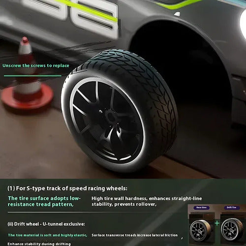 1:24 Porsche /xiaomi Remoto Drift Carro Presente De Natal - Imagem 7