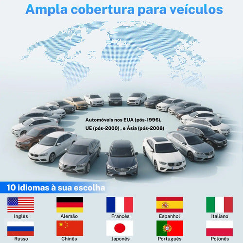 Scanner Automotivo Obd2 V321 Leitor De Códigos Em Português - Imagem 9