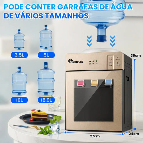 Bebedouro Quente Refrigerado Eletrônico Agua 3 Modos 20l - Imagem 5