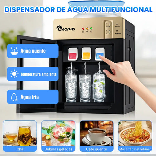 Bebedouro Quente Refrigerado Eletrônico Agua 3 Modos 20l - Imagem 8
