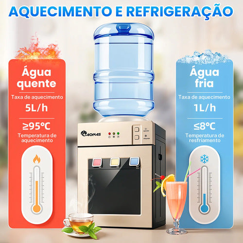 Bebedouro Quente Refrigerado Eletrônico Agua 3 Modos 20l - Imagem 2