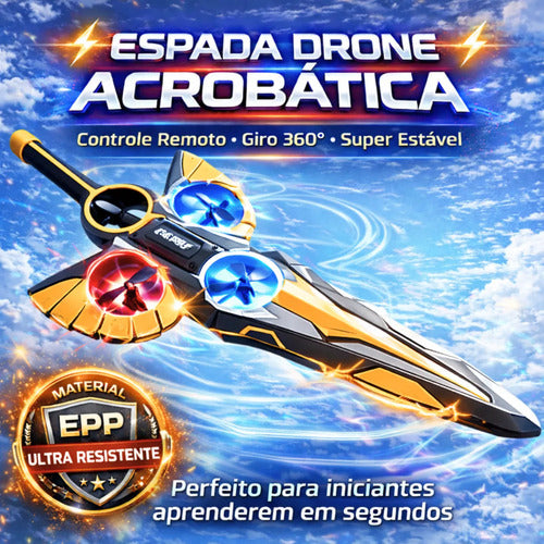 Espada Voadora Drone De Controle Remoto Brinquedo Criança - Imagem 4
