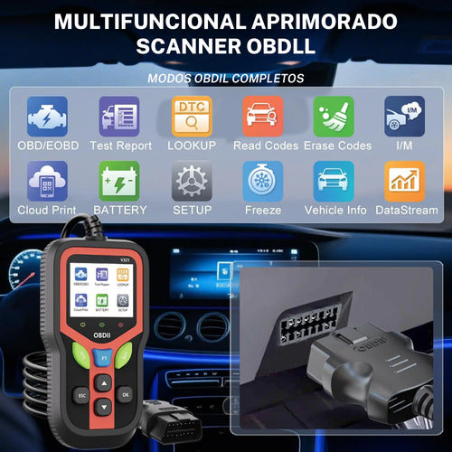 Scanner Automotivo Obd2 V321 Leitor De Códigos Em Português - Imagem 3
